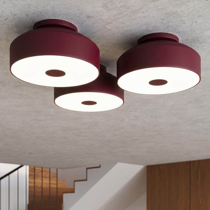 Loftlampe OMIQ bordeaux