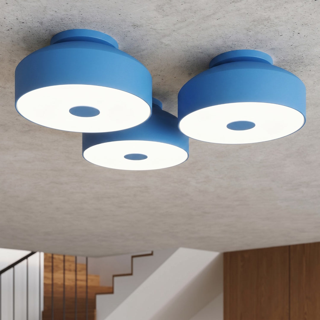 Loftlampe OMIQ azurblå