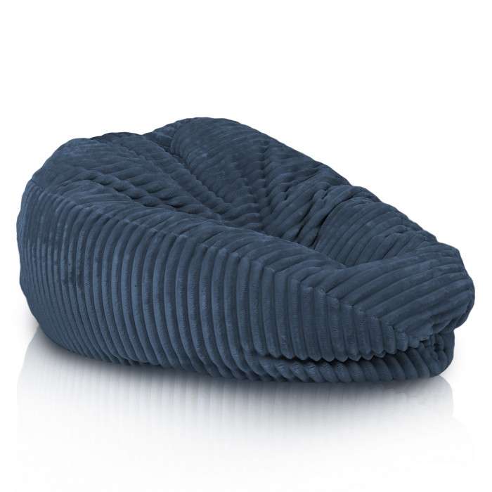 Giant Adult Bean Bag Chair XXL - Jumbo Corduroy Royal