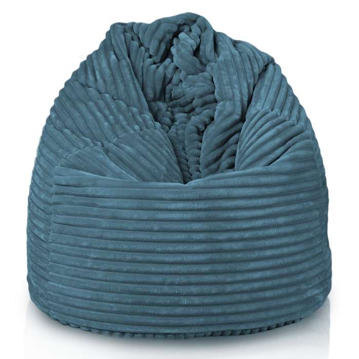 Giant Adult Bean Bag Chair XXL - Jumbo Corduroy Royal