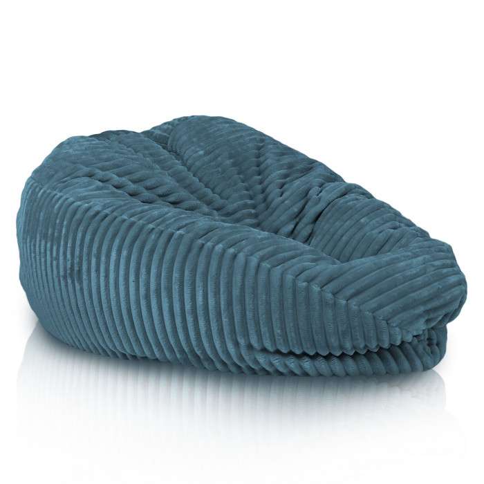 Giant Adult Bean Bag Chair XXL - Jumbo Corduroy Royal