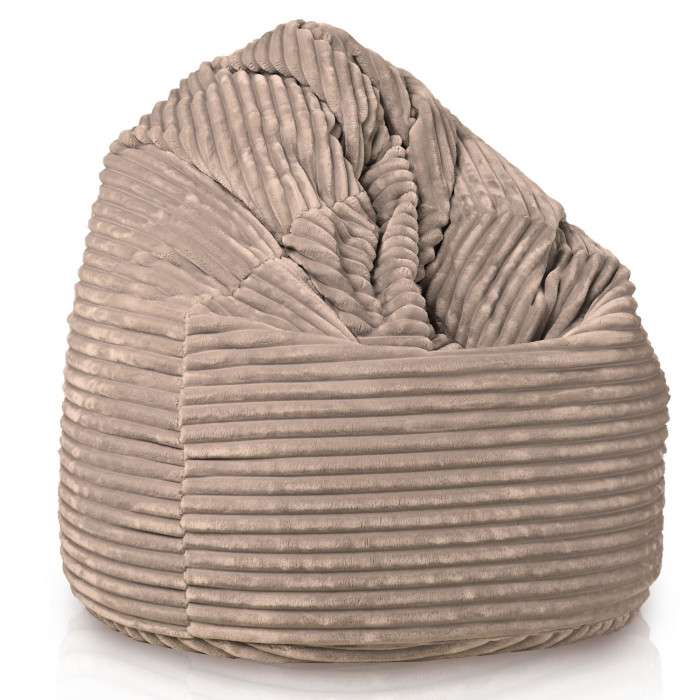Giant Adult Bean Bag Chair XXL - Jumbo Corduroy Royal
