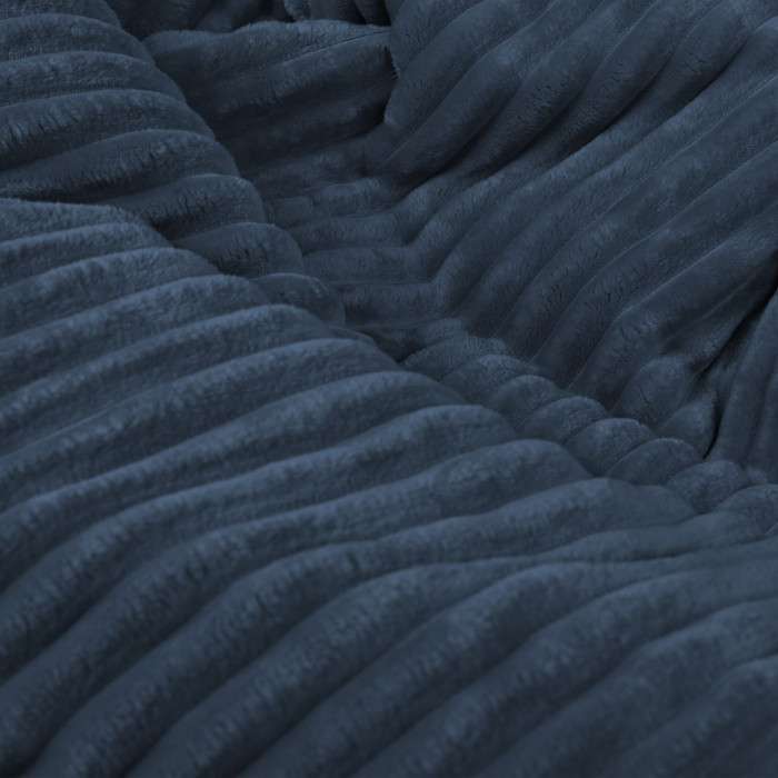 Giant Adult Bean Bag Chair XXL - Jumbo Corduroy Royal