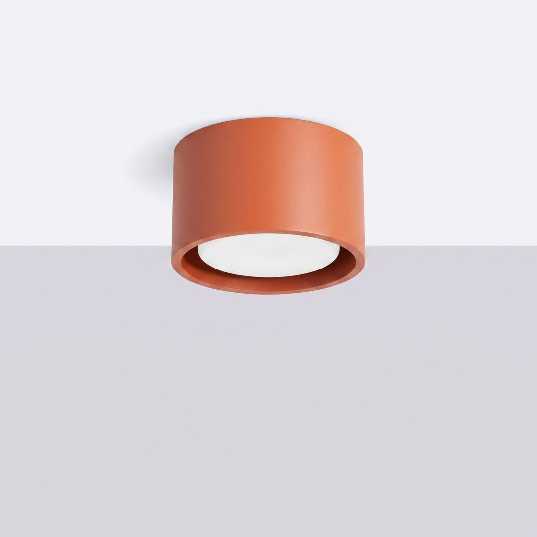 Loftlampe MODO 1 rød okker Gx53