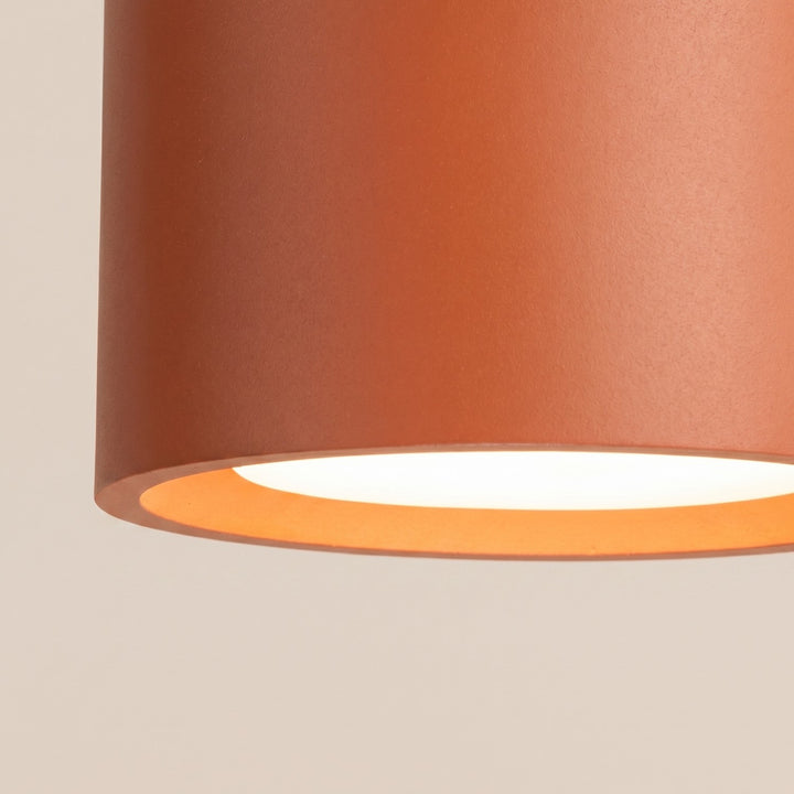 Loftlampe MODO 1 rød okker Gx53