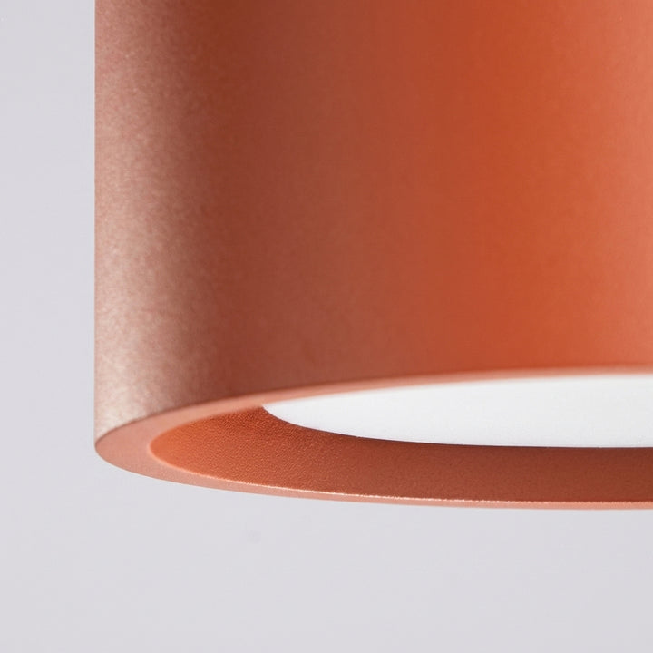 Loftlampe MODO 1 rød okker Gx53
