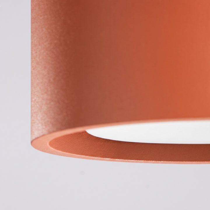 Loftlampe MODO 3 rød okker Gx53