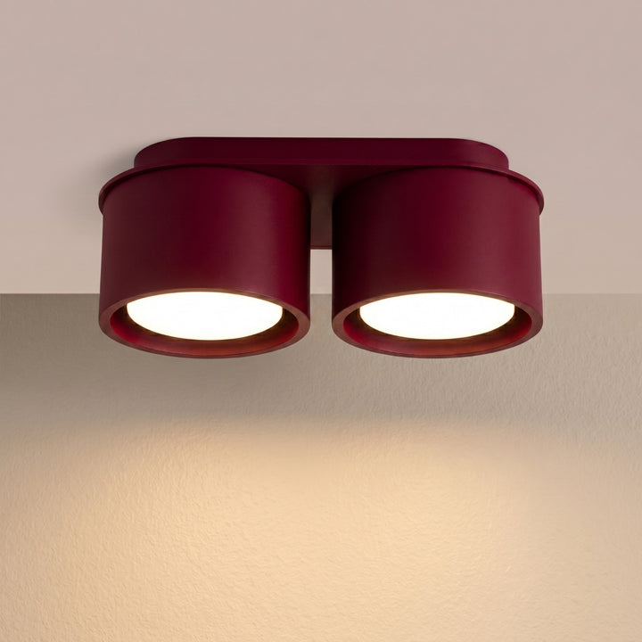 Loftlampe MODO 2 bordeaux Gx53