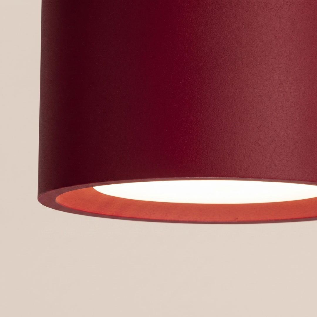 Loftlampe MODO 2 bordeaux Gx53