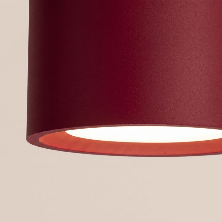 Loftlampe MODO 2 bordeaux Gx53