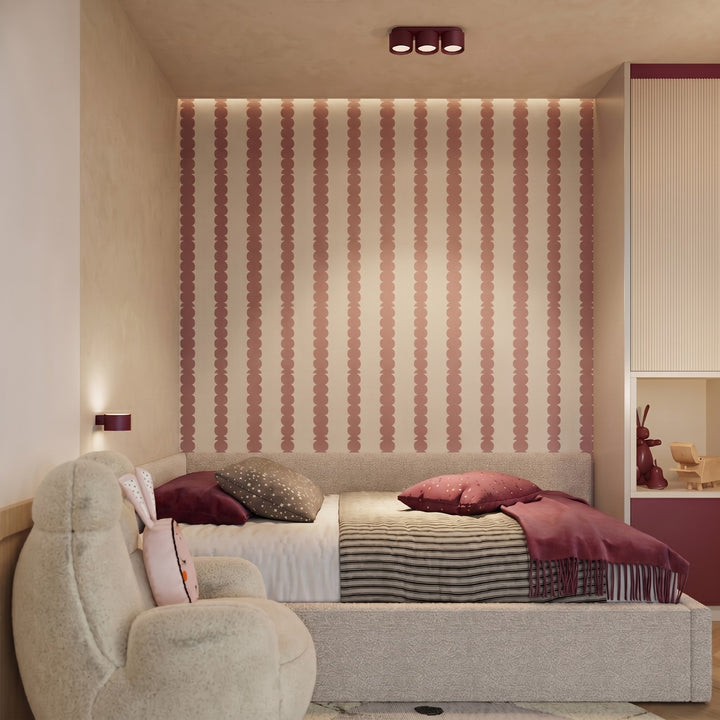 Loftlampe MODO 3 bordeaux Gx53