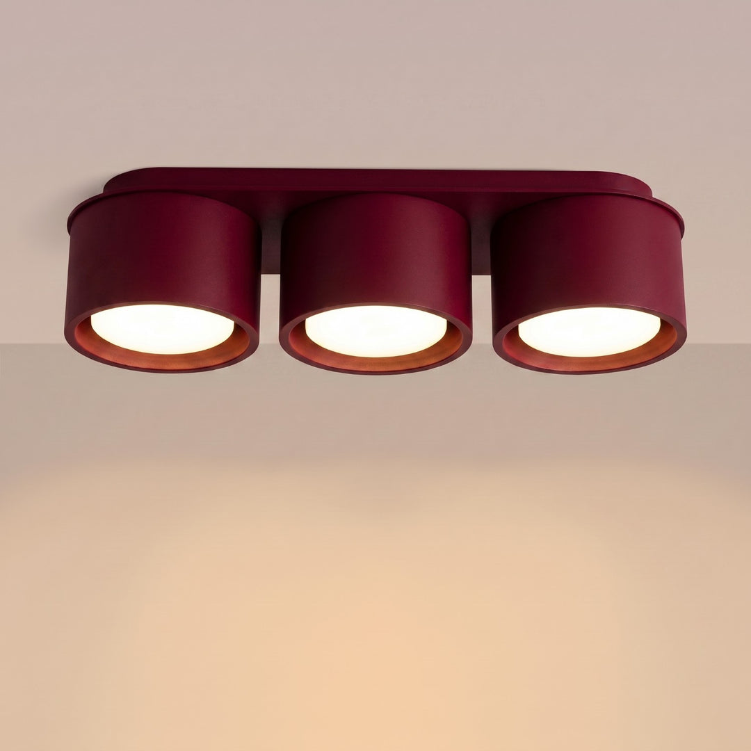 Loftlampe MODO 3 bordeaux Gx53