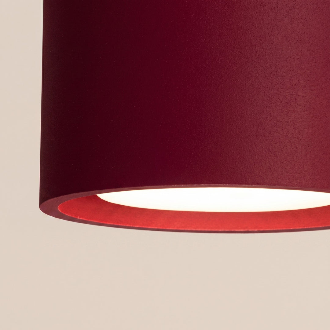 Loftlampe MODO 3 bordeaux Gx53