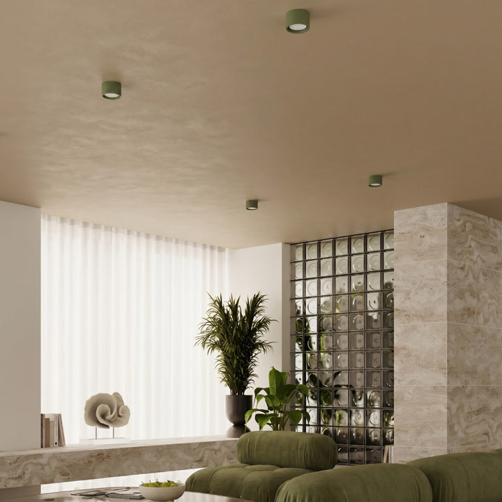 Loftlampe MODO 2 olivengrøn Gx53