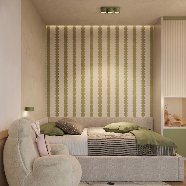 Loftlampe MODO 3 olivengrøn Gx53