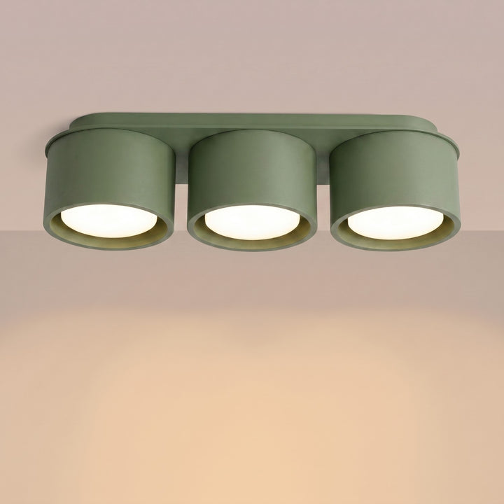 Loftlampe MODO 3 olivengrøn Gx53