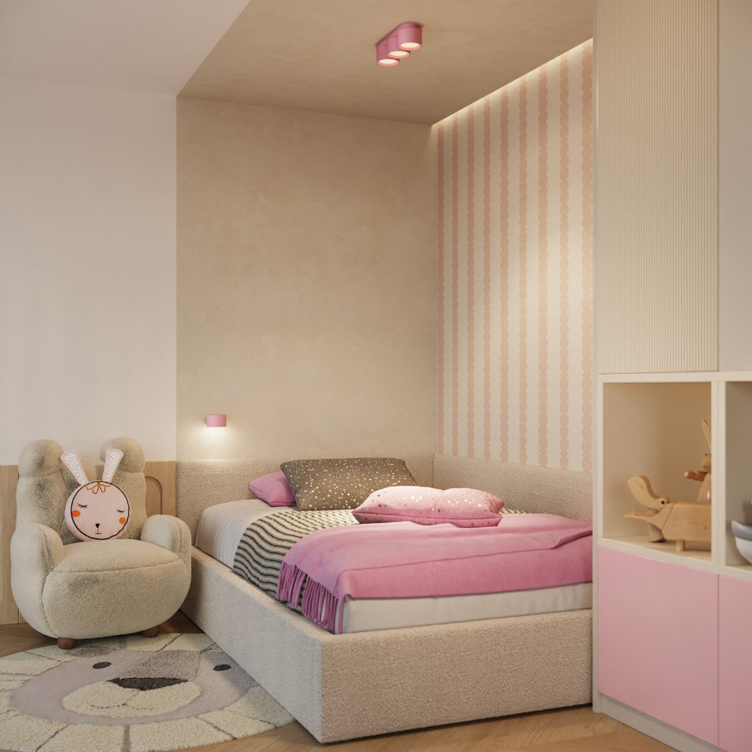 Væglampe MODO 1 pink Gx53