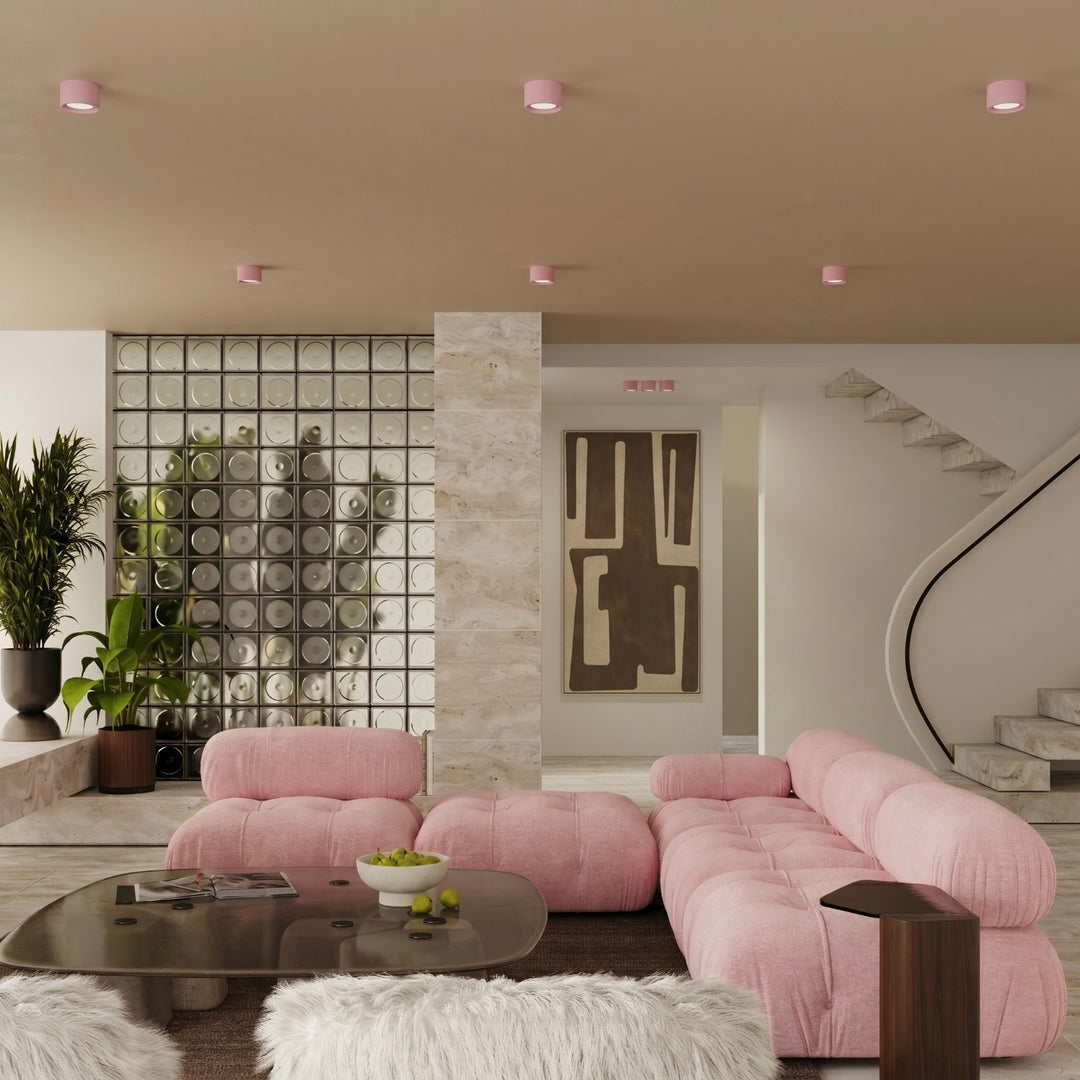 Loftlampe MODO 1 pink Gx53