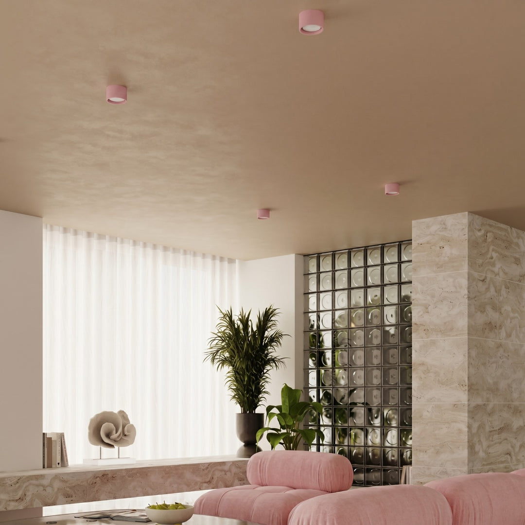 Loftlampe MODO 1 pink Gx53