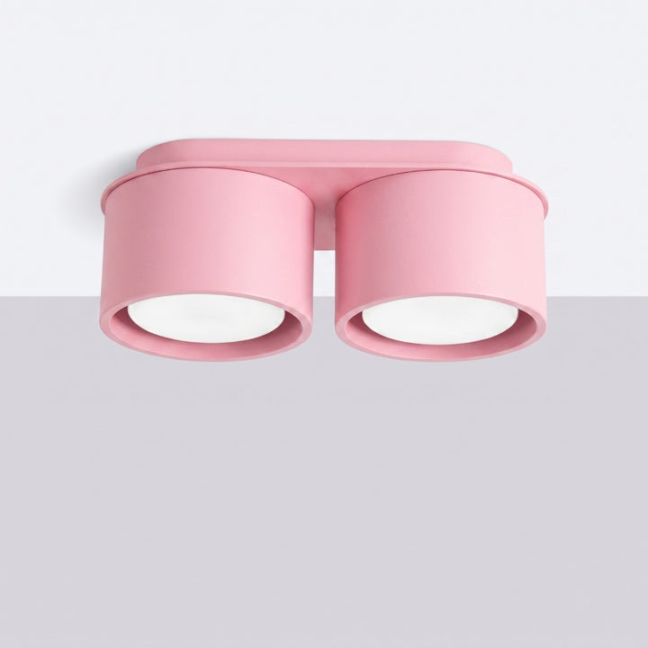 Loftlampe MODO 2 pink Gx53