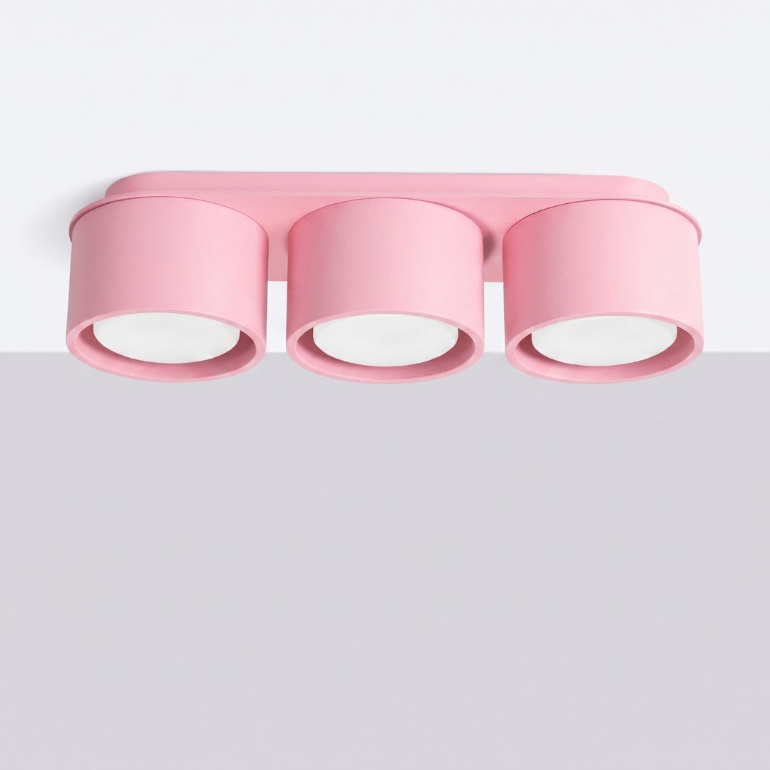 Loftlampe MODO 3 pink Gx53