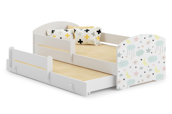 Dobbeltseng Luk 160x80 - Stjerner