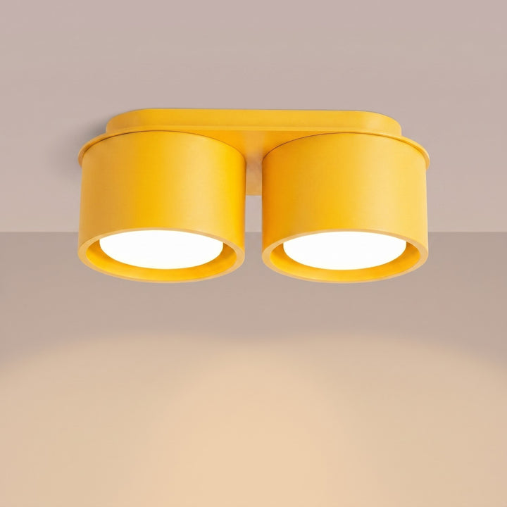 Loftlampe MODO 2 gul Gx53