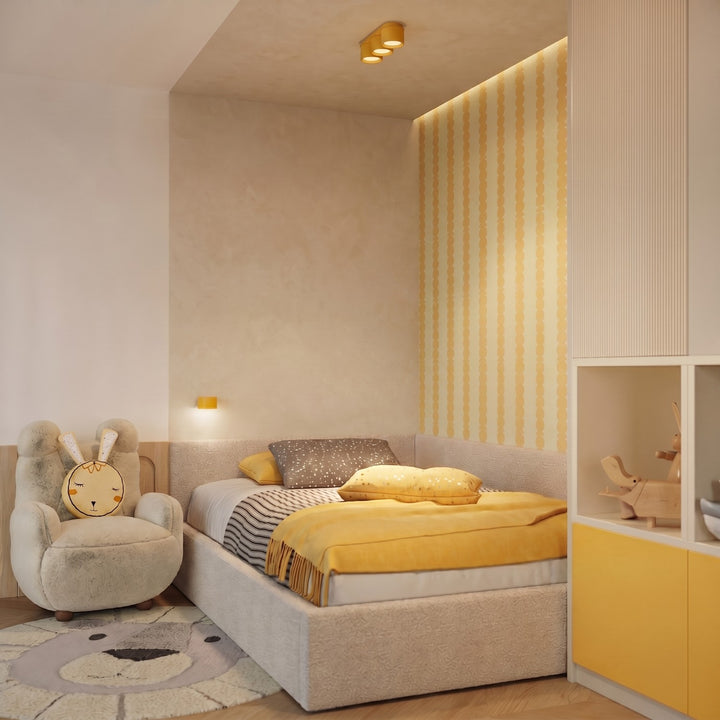 Loftlampe MODO 3 gul Gx53