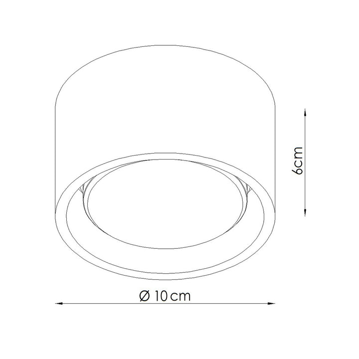 Loftlampe MODO 1 rød Gx53