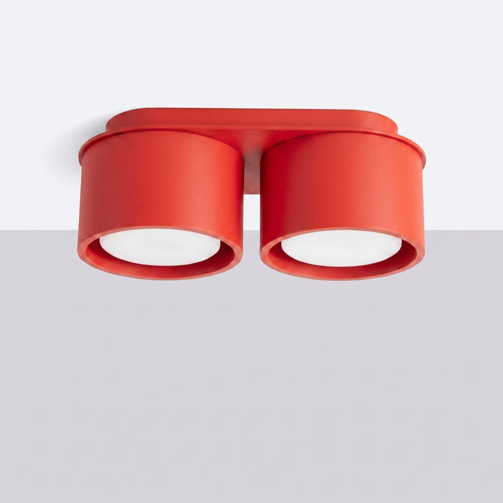 Loftlampe MODO 2 rød Gx53