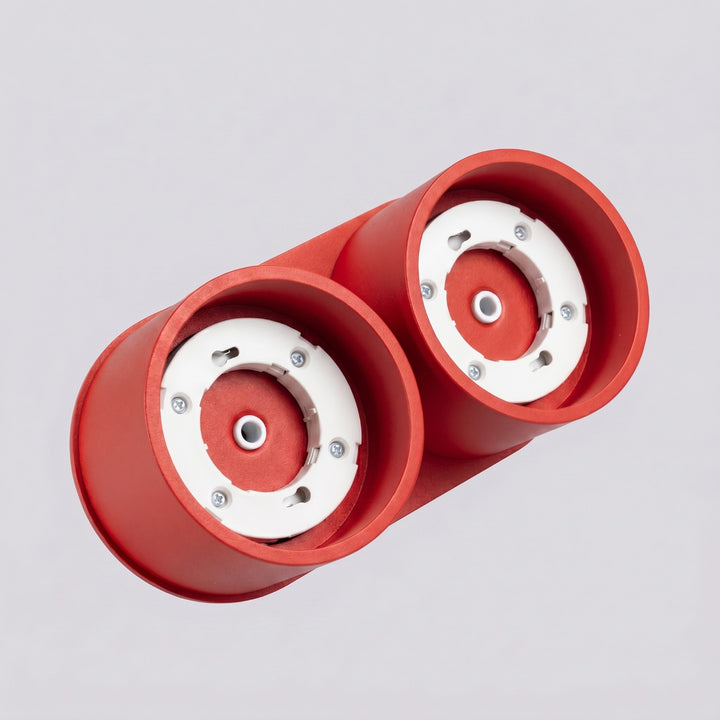 Loftlampe MODO 2 rød Gx53