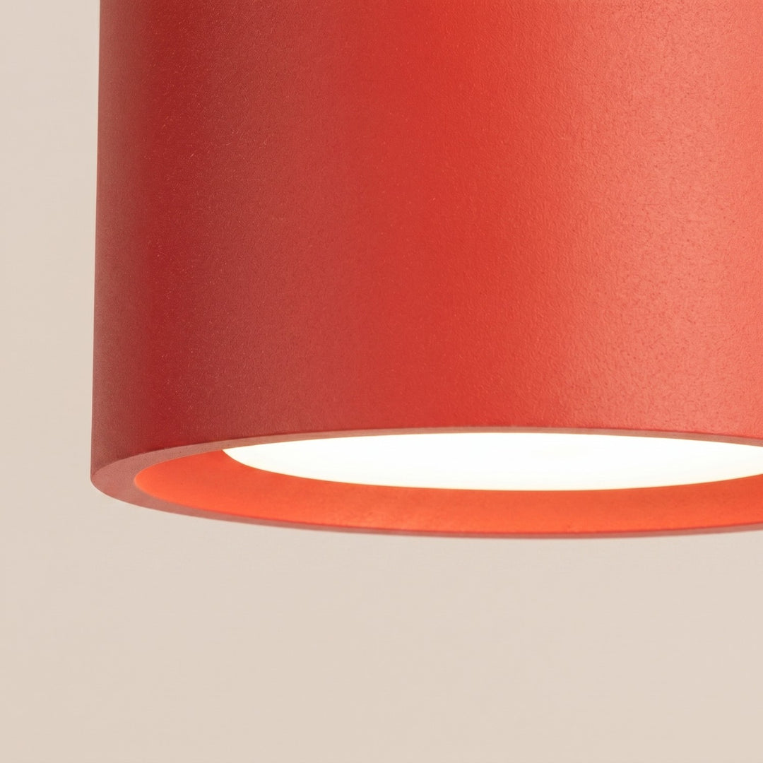 Loftlampe MODO 3 rød Gx53