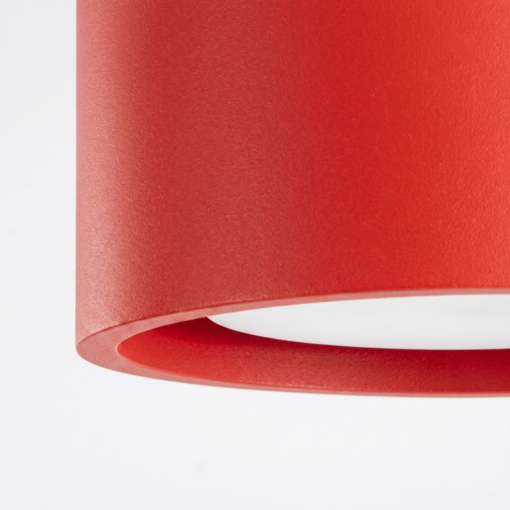 Loftlampe MODO 3 rød Gx53