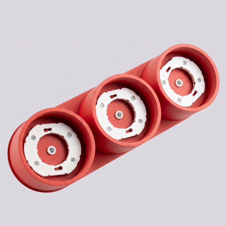 Loftlampe MODO 3 rød Gx53
