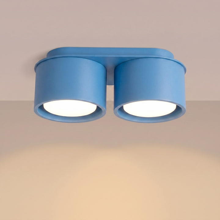 Loftlampe MODO 2 azurblå Gx53