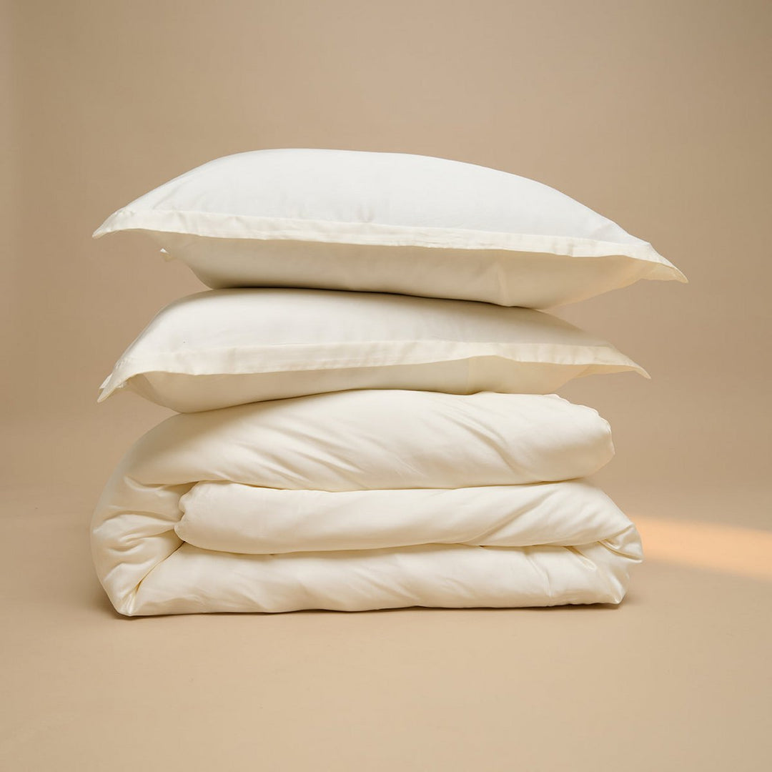 TENCEL™ - Satin Dynebetræk Off White