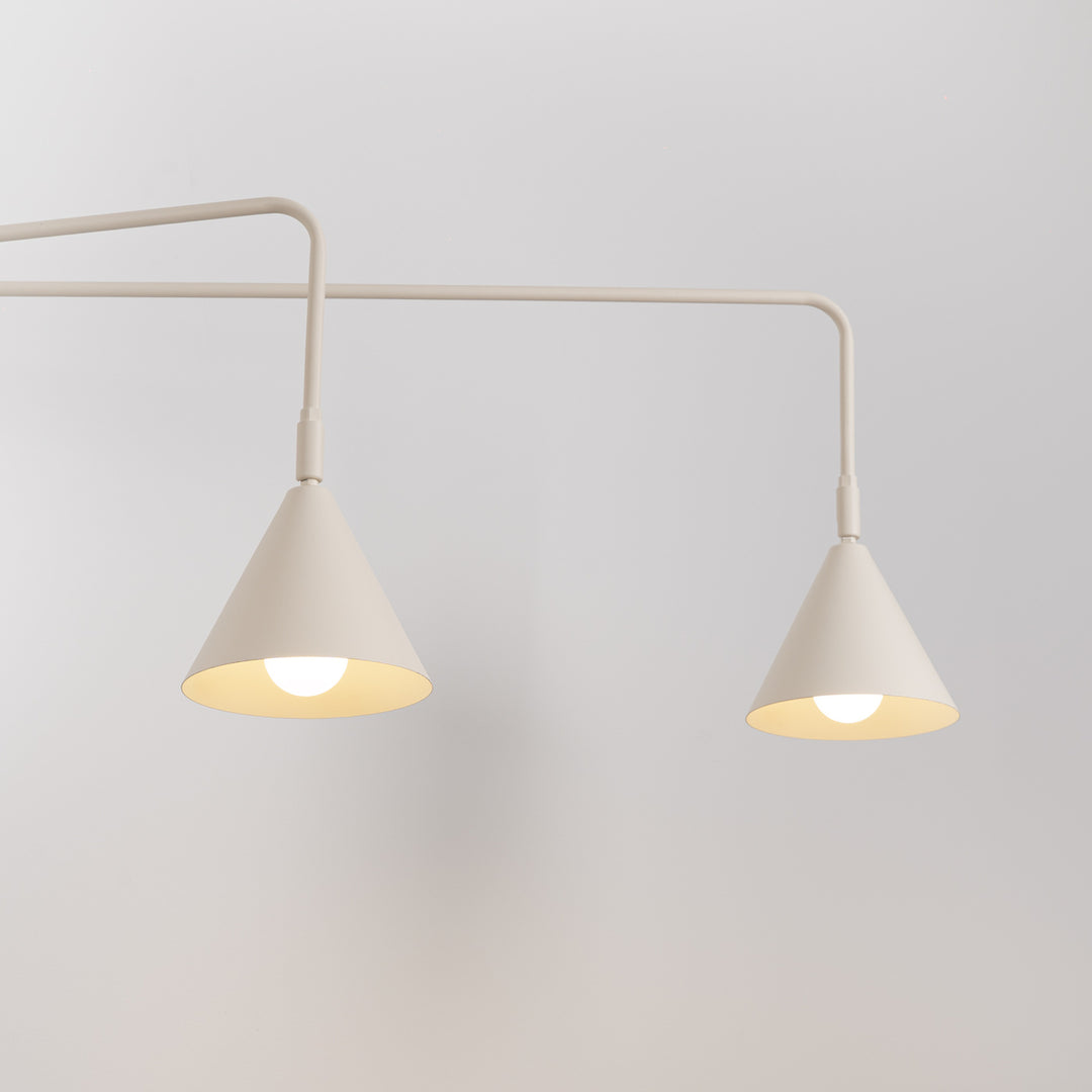 Væglampe NOX 2 beige med kontakt