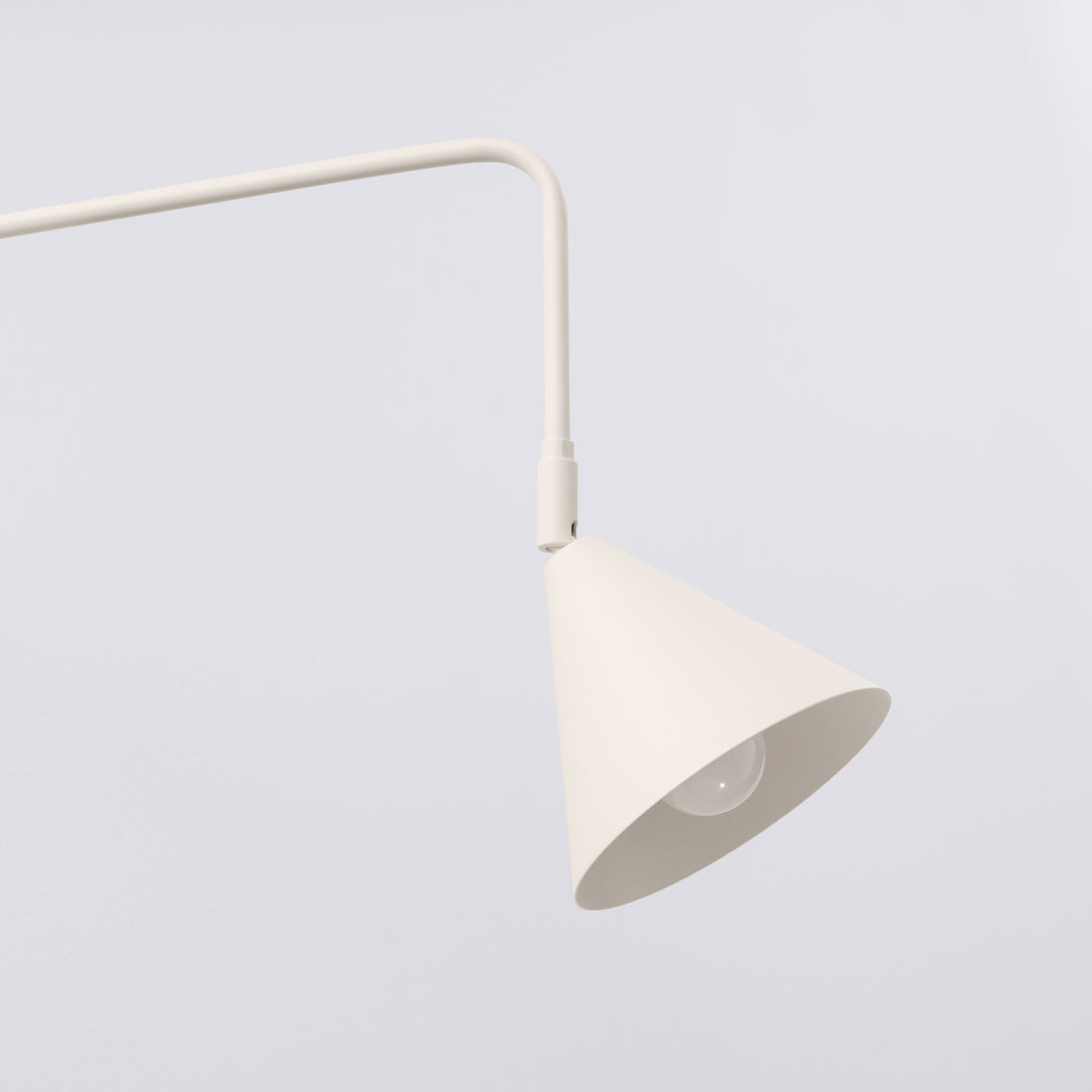 Væglampe NOX 2 beige med kontakt