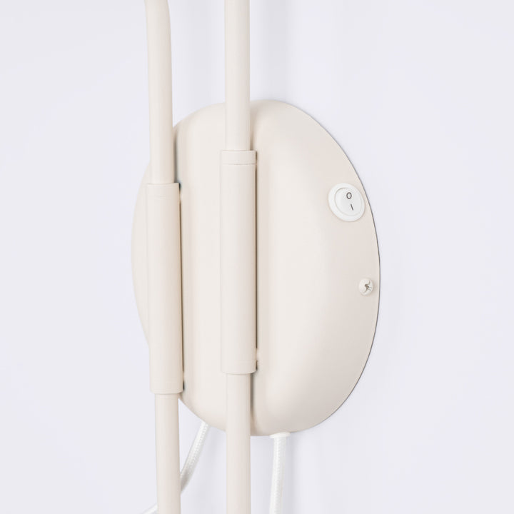 Væglampe NOX 2 beige med kontakt