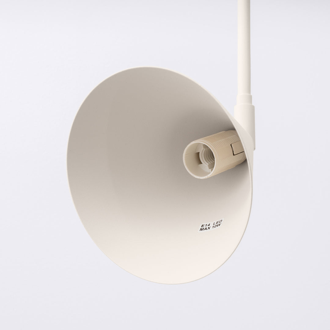 Væglampe NOX 2 beige med kontakt