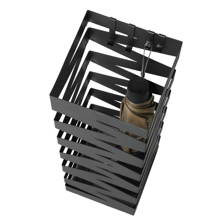 Elegant paraplyholder i sort – praktisk opbevaring