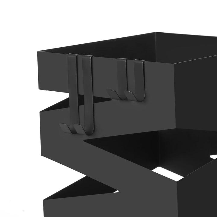 Elegant paraplyholder i sort – praktisk opbevaring