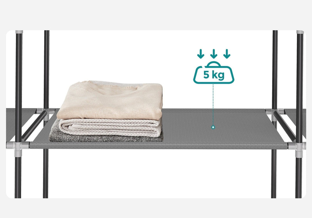 Praktisk tekstil garderobe – fleksibel opbevaring