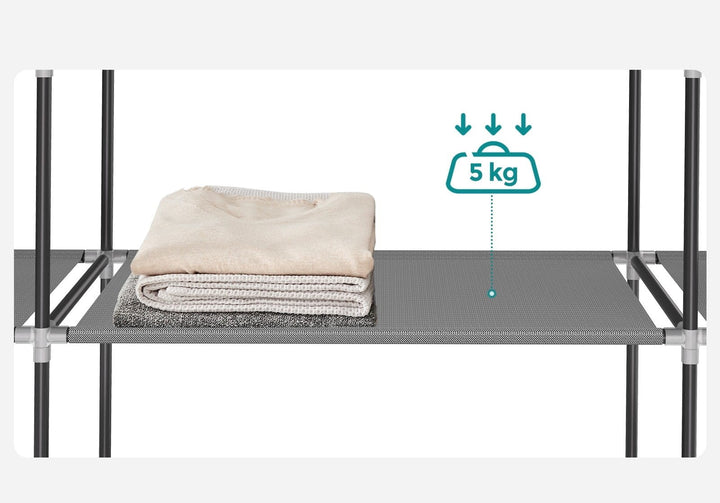 Praktisk tekstil garderobe – fleksibel opbevaring