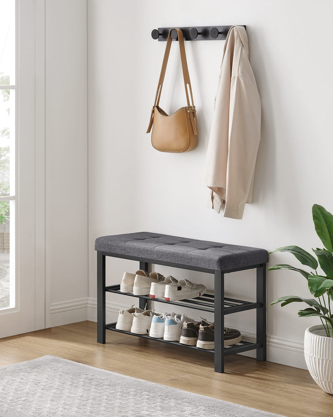 Skoreol med sæde i industrielt design – komfort og funktion i ét fra OSKAR