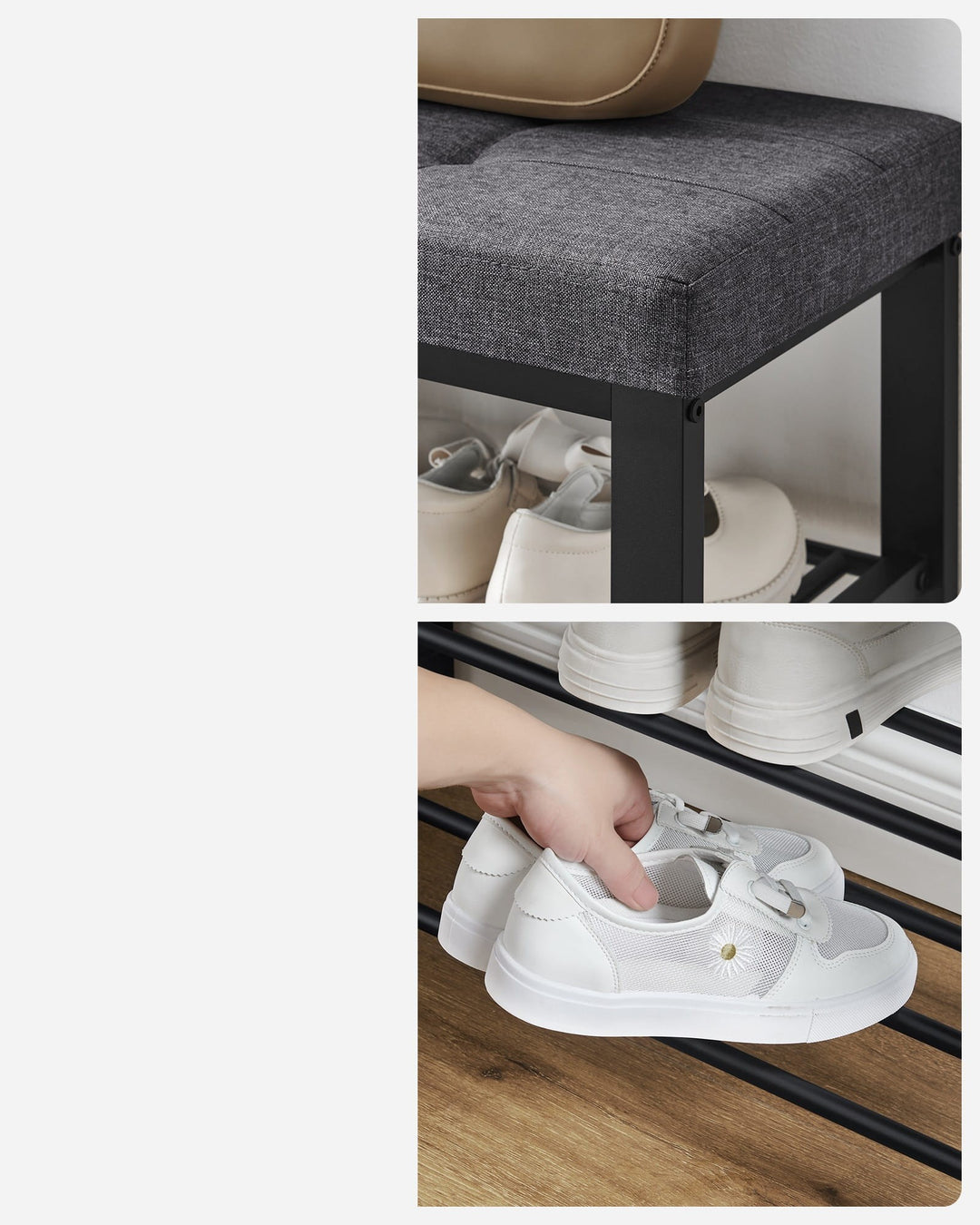 Skoreol med sæde i industrielt design – komfort og funktion i ét fra OSKAR