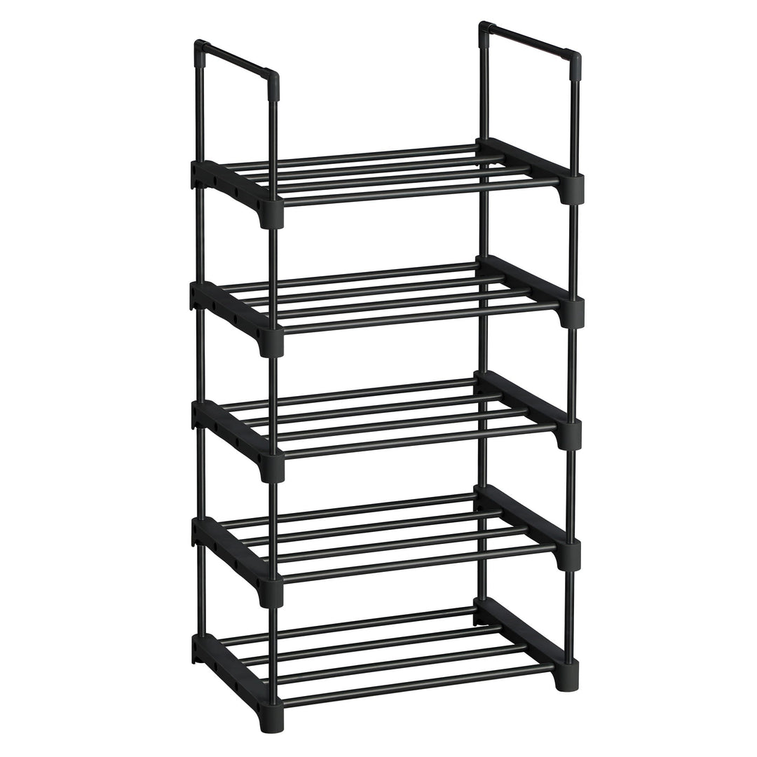 Skoreol i metal, 45 x 30 x 89,5 cm, sort