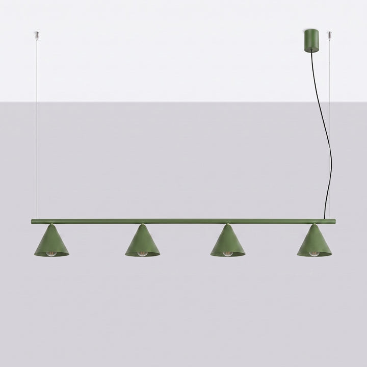 Lysekrone NOX 4L olivengrøn