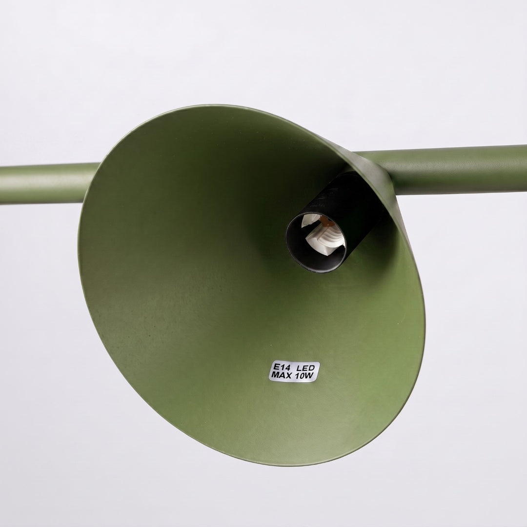 Lysekrone NOX 4L olivengrøn