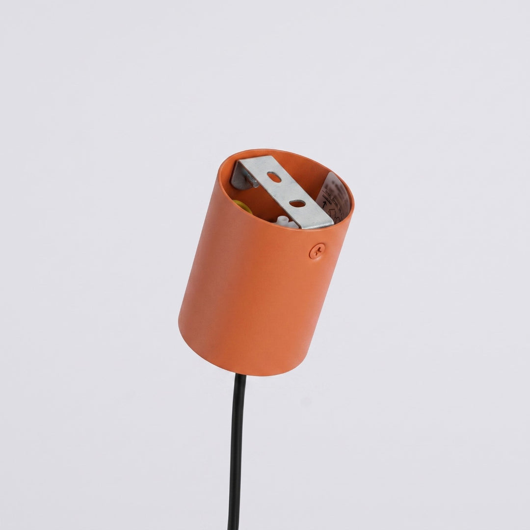 Lysekrone NOX 4L rød okker
